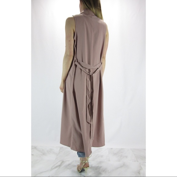 Dusty Rose Sleeveless Duster Cover-Up NWT - Picture 6 of 6